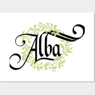 Name Alba Posters and Art